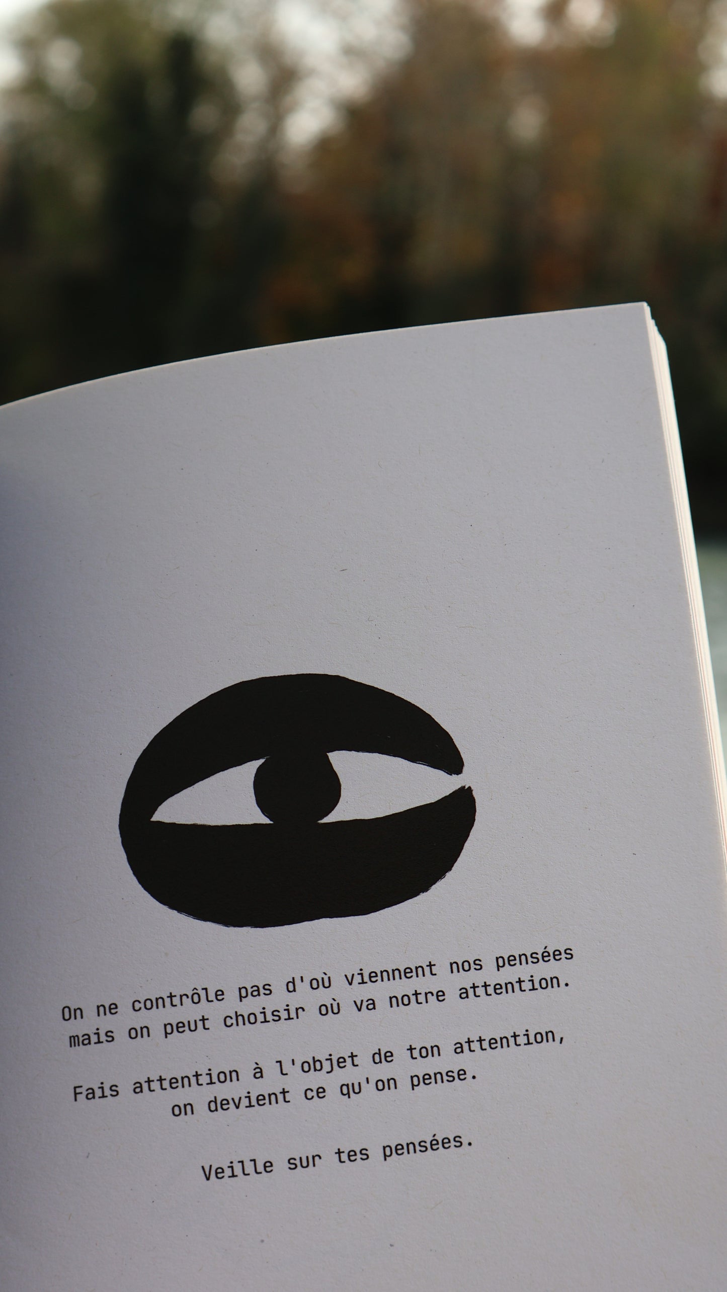 Page intérieure du livre "Ouvre" de Carole Paillé