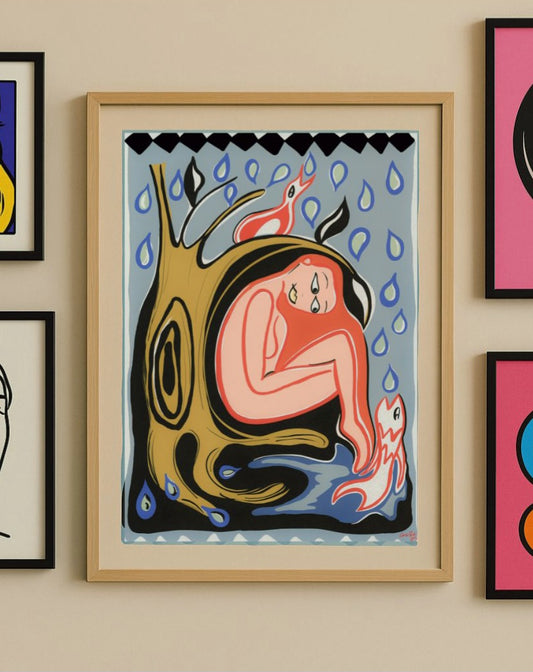 Illustration "Fais comme l'arbre" inspirée du livre Ouvre