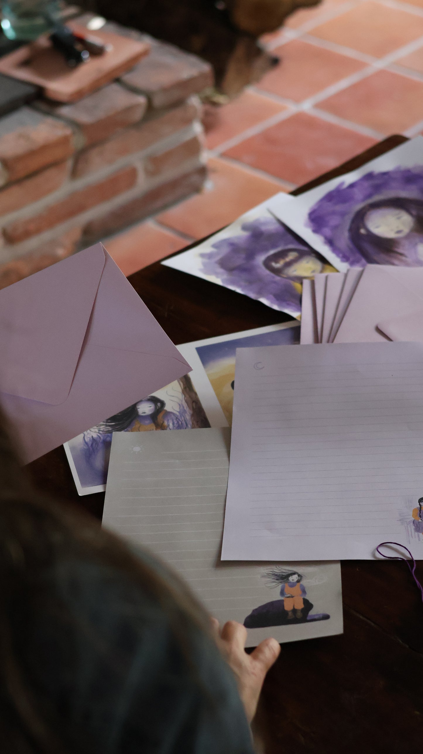 Box de Noël Charlotte & Barbara • Lettres manuscrites, illustrations originales & cartes de vœux