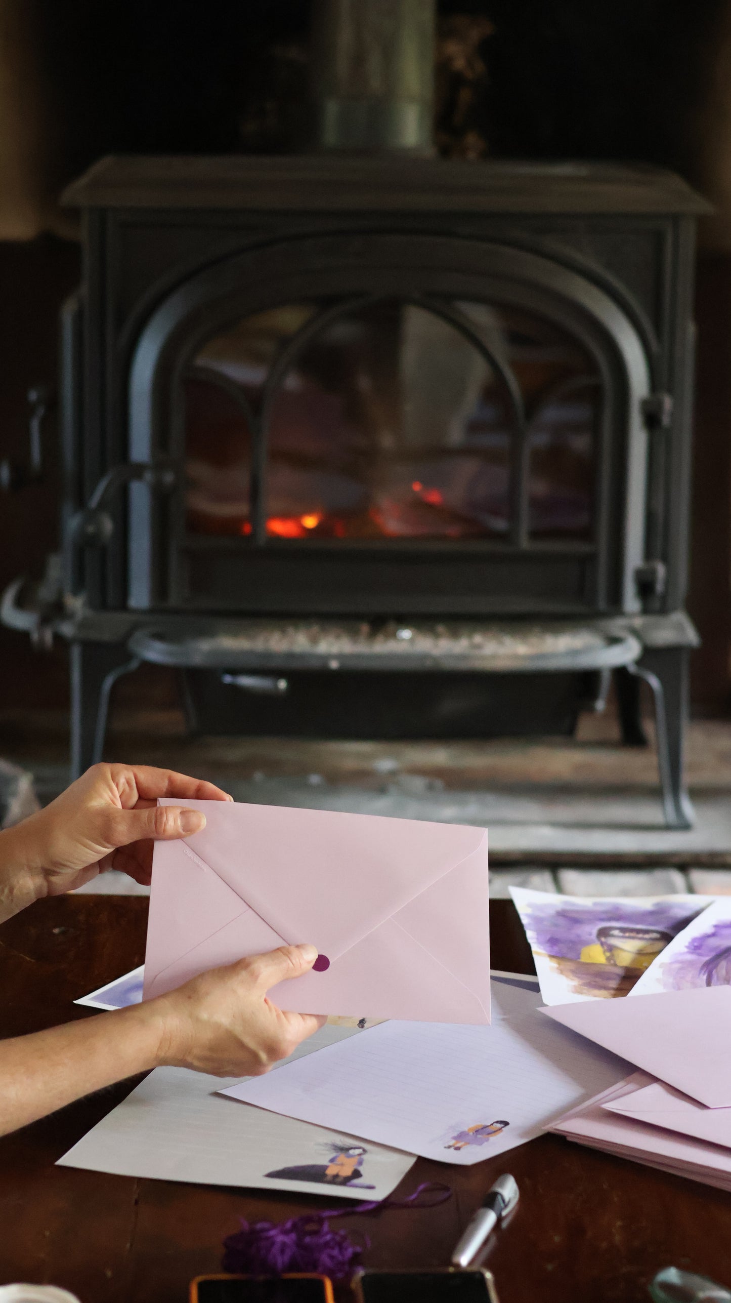 Box de Noël Charlotte & Barbara • Lettres manuscrites, illustrations originales & cartes de vœux