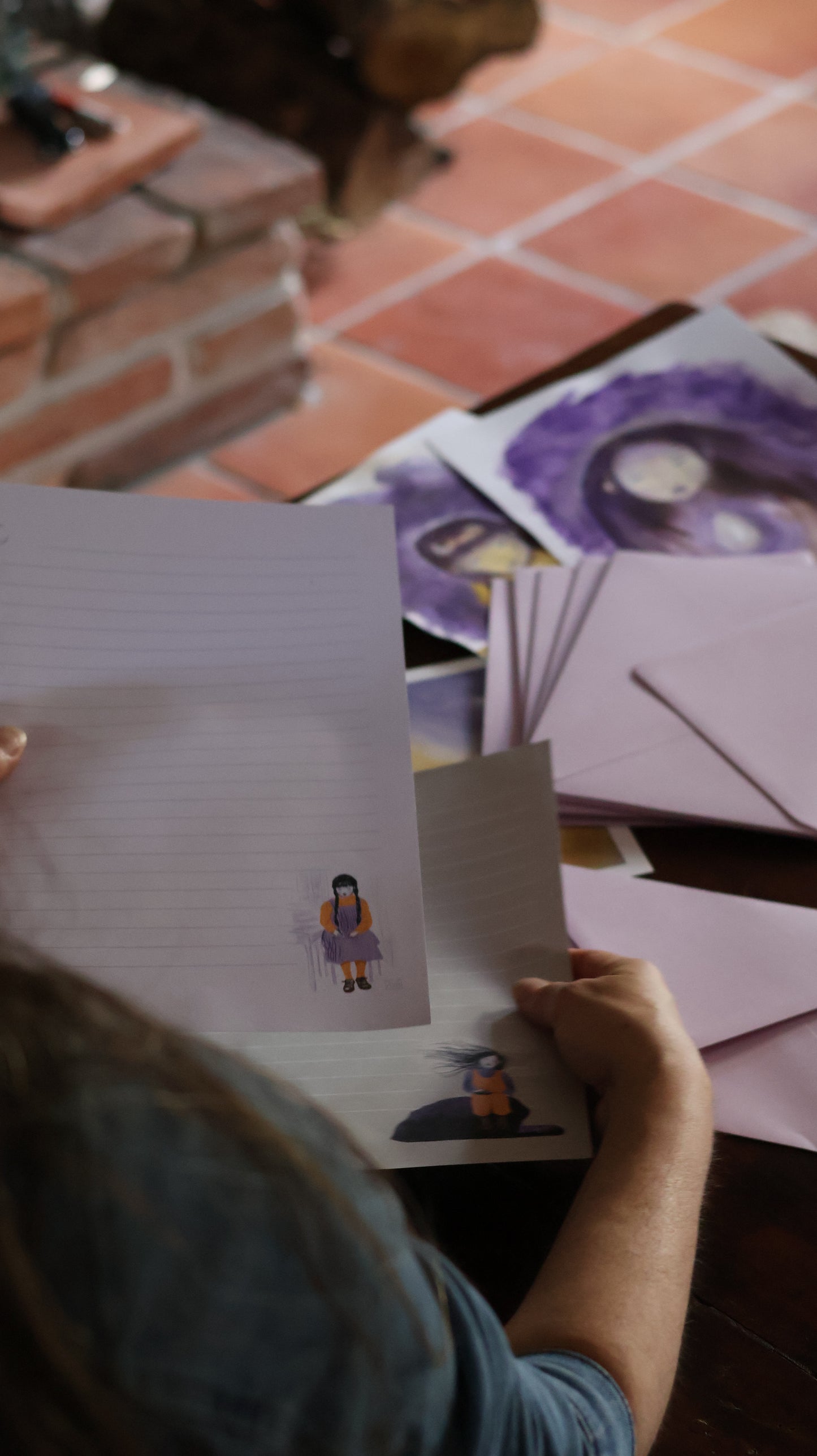 Box de Noël Charlotte & Barbara • Lettres manuscrites, illustrations originales & cartes de vœux