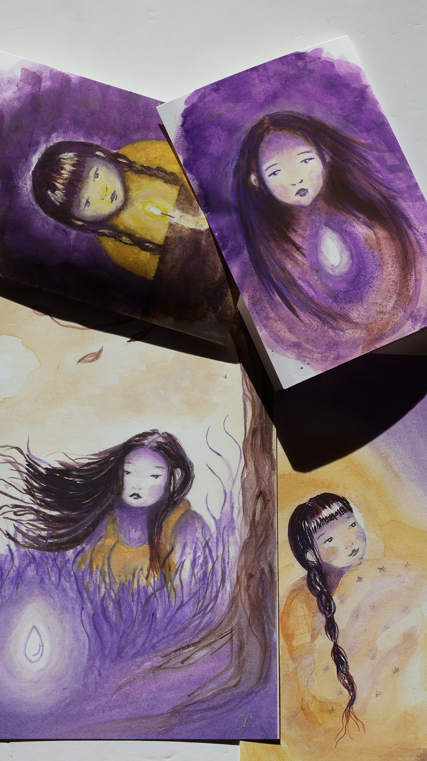 Box de Noël Charlotte & Barbara • Lettres manuscrites, illustrations originales & cartes de vœux